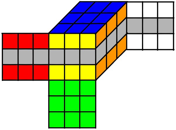 ルービックキューブ 上右上右上右右 ラカミケ雑記帳